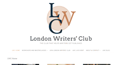 Desktop Screenshot of londonwritersclub.com