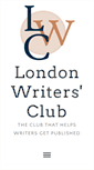 Mobile Screenshot of londonwritersclub.com